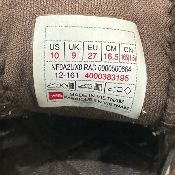 The North Face Kids' Gray and Orange Shoes - Picture 7 of 8